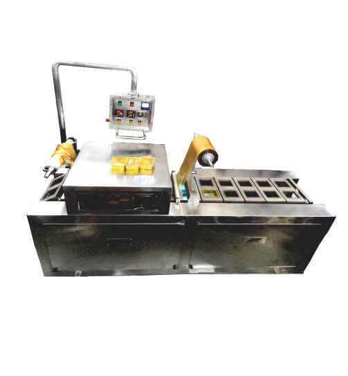 Automatic Tray Lidding Machine